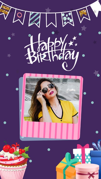 Bday Video Maker, Wishes,Cards