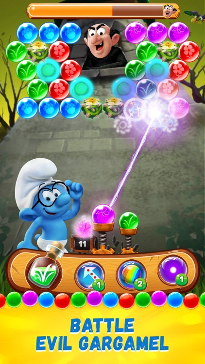 Smurfs Bubble Shooter Story