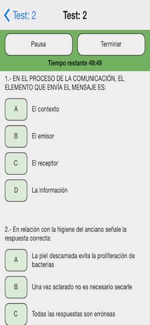 Auxiliar Enfermería Test(圖5)-速報App