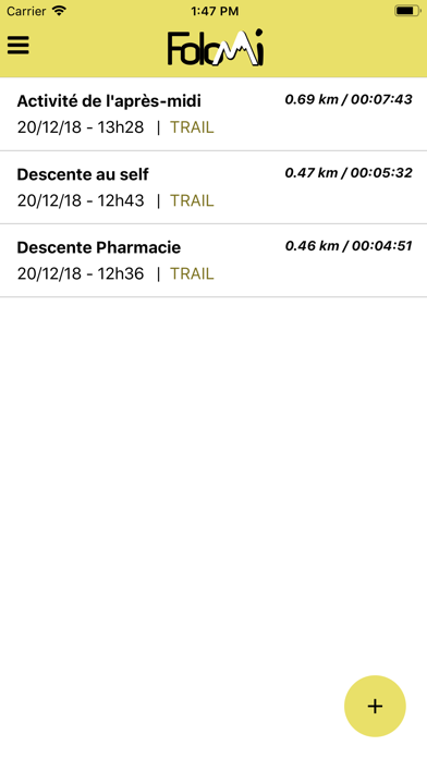 DAG Folomi GPS screenshot 2