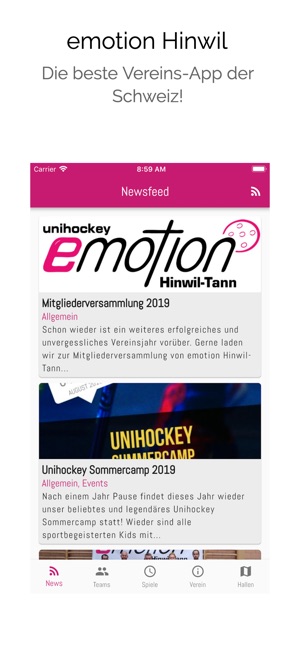 Unihockey emotion Hinwil-Tann(圖1)-速報App