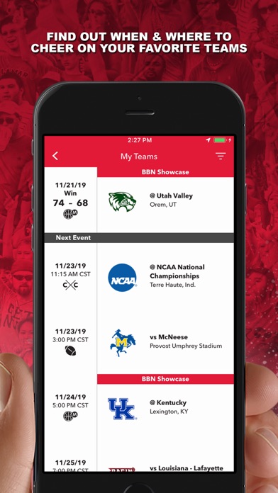 Lamar University GameDay screenshot 2