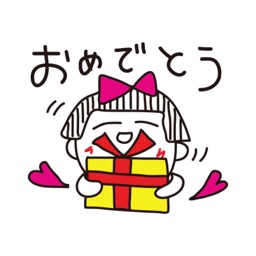 Stripe girl sticker vol 1