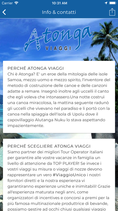 Atonga Viaggi screenshot 2