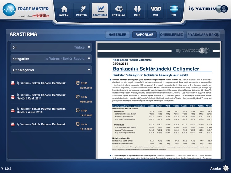 İşYatırım TradeMaster for iPad screenshot-4