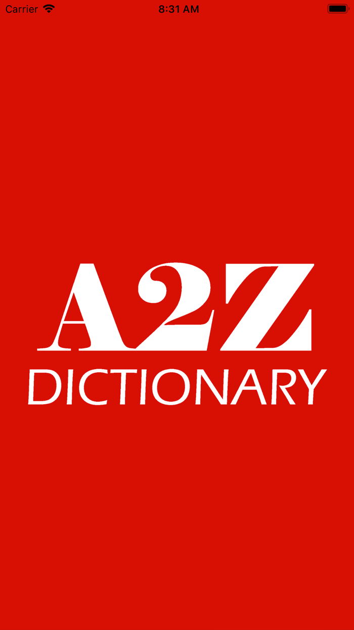 A2Z Dictionary