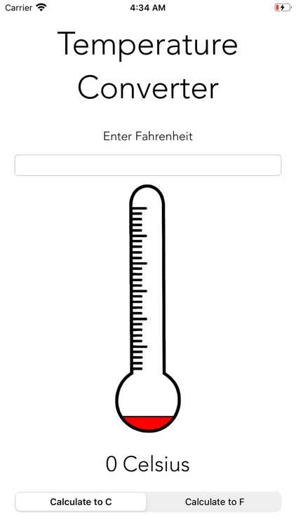 Temperature converter app