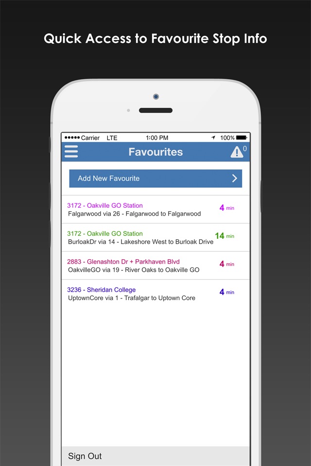 Oakville Transit screenshot 3