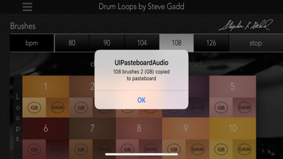 How to cancel & delete Drum Loops by Steve Gadd from iphone & ipad 4