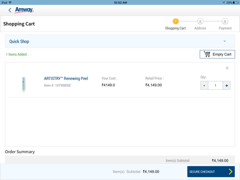 Amway India For iPad screenshot 2