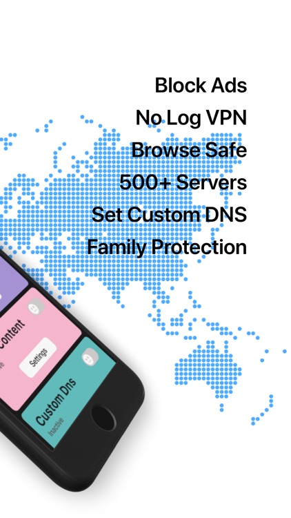 1VPN - VPN, AdBlocker, DNS