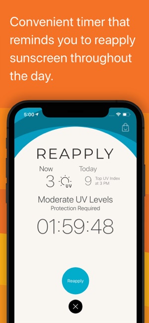 REAPPLY: Sunscreen Timekeeper(圖5)-速報App