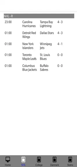 Game screenshot Hockey Schedule EU mod apk