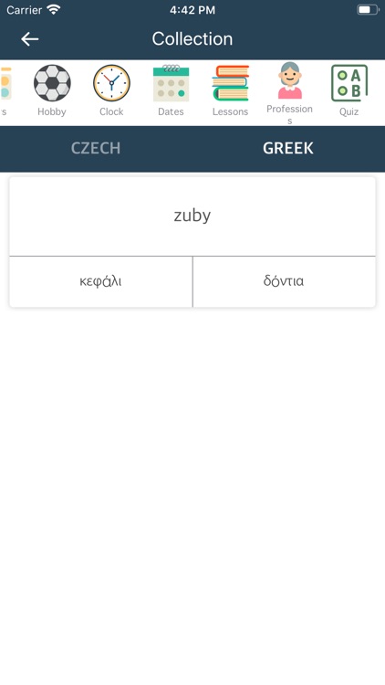 Czech Greek Dictionary screenshot-4