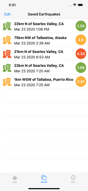 Eartquake USA(圖4)-速報App