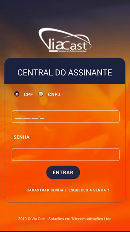 Central do Assinante ViaCast