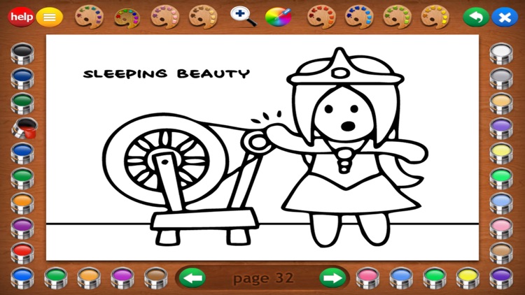 Fairy Tales Coloring Book screenshot-6