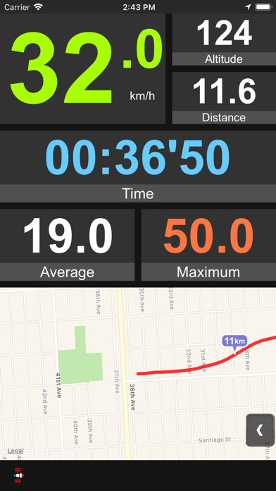 CycleComputer GPS - Cycling ride and route tracking screenshot