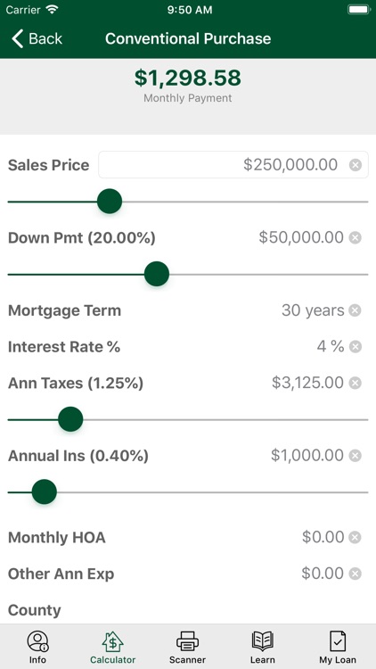 Fitzgerald Mortgage Calculator
