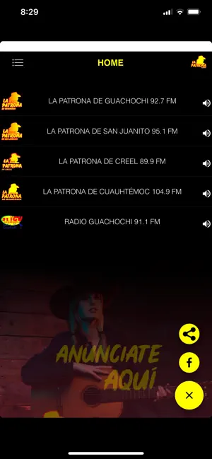 Screenshot 2 Radio La Patrona GB iphone