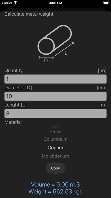 Metal Calculator Plus Screenshot 5
