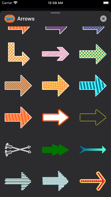 Arrows - Sticker Pack screenshot-6