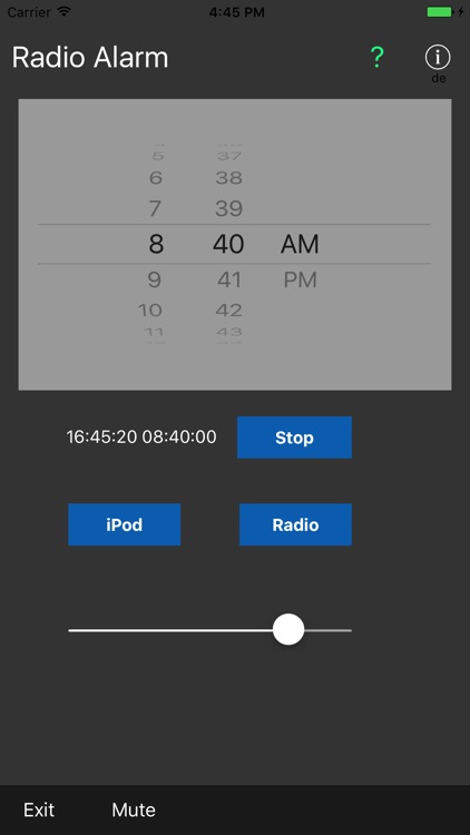 Radio Alarm (Music+Radio)