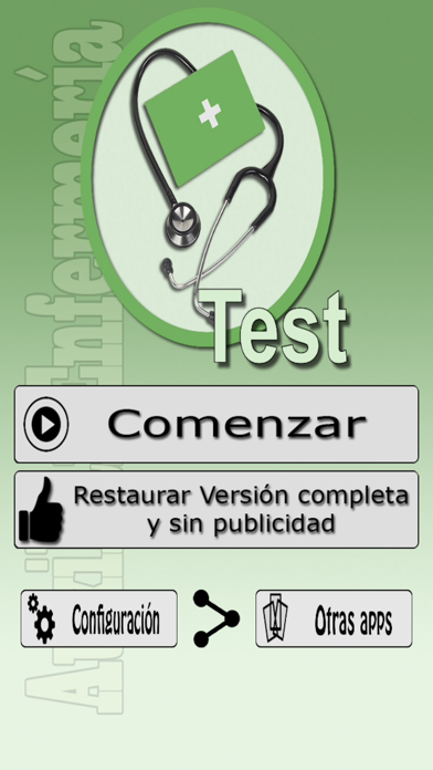 How to cancel & delete Auxiliar Enfermería Test from iphone & ipad 1