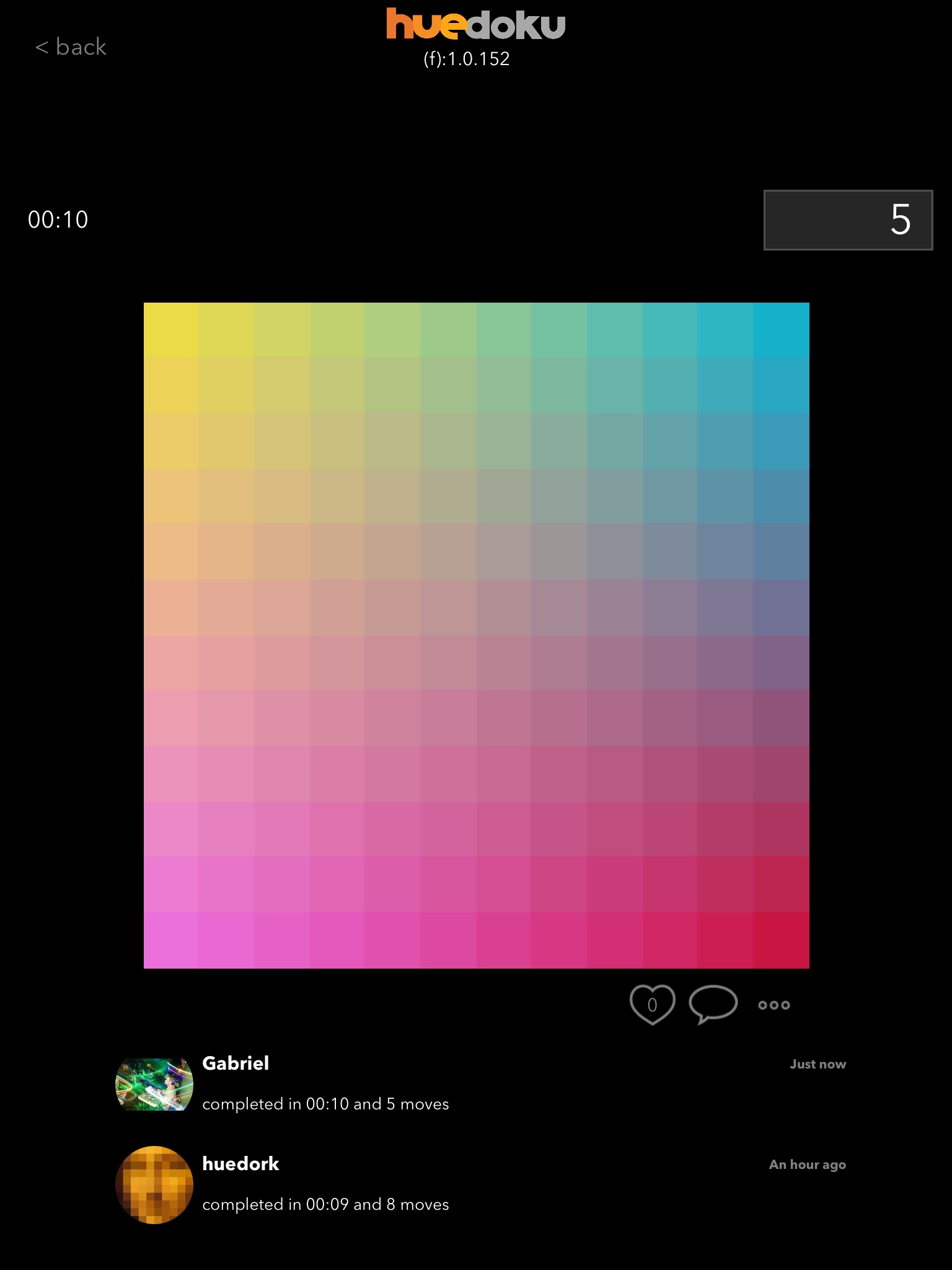 Huedoku Pix: Share Play Color screenshot 2