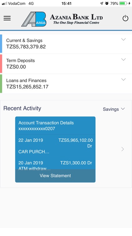 AZANIA INTERNET BANKING APP