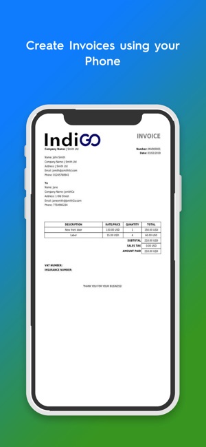 Indigo Invoicing(圖1)-速報App