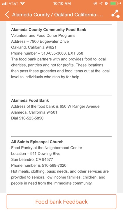 Food Banks Directory - USA screenshot-3