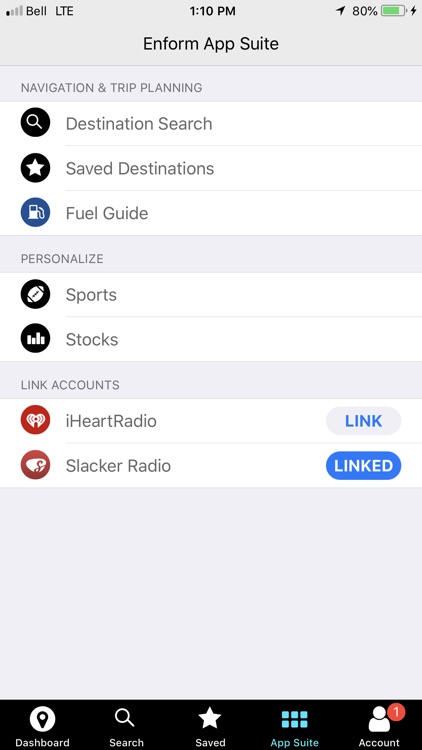 Lexus Enform App Suite