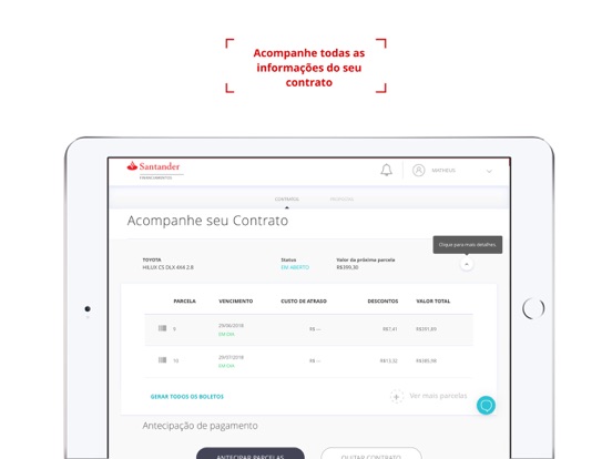 Santander Financiamentos screenshot 2