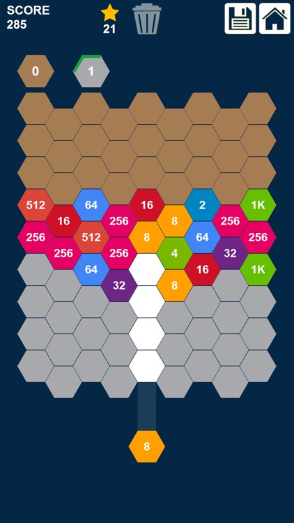 Hexa Attack 2048:Shoot n Merge