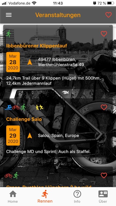 Triathlon Veranstaltungen screenshot 2