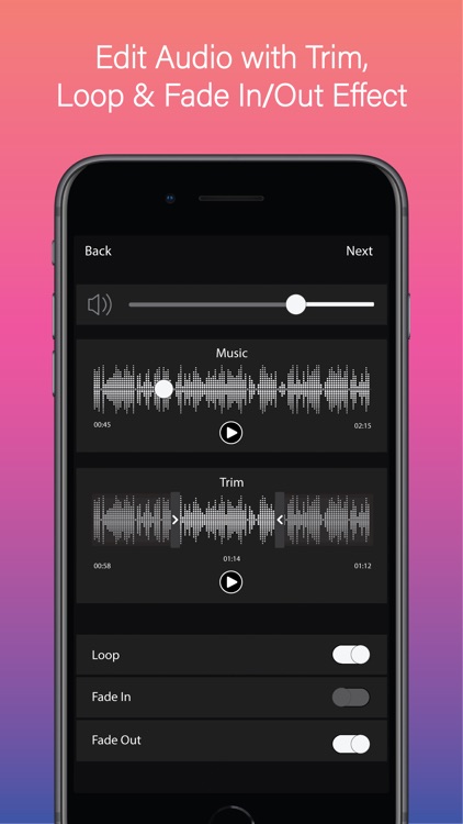Add Music to Video Background