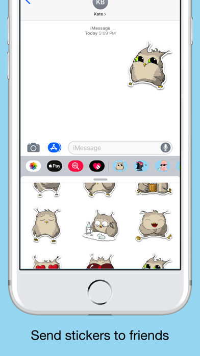 Owl emoji - Funny stickers screenshot 4