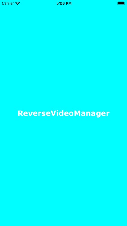 ReverseVideoManager