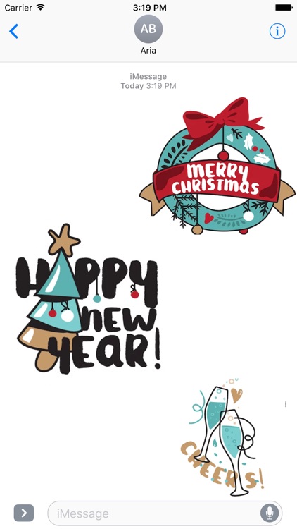 Merry Christmas to You Sticker