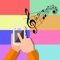 Enjoy the colors and the music with this application