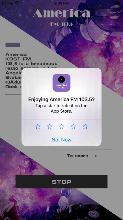 America FM 103.5 screenshot-3