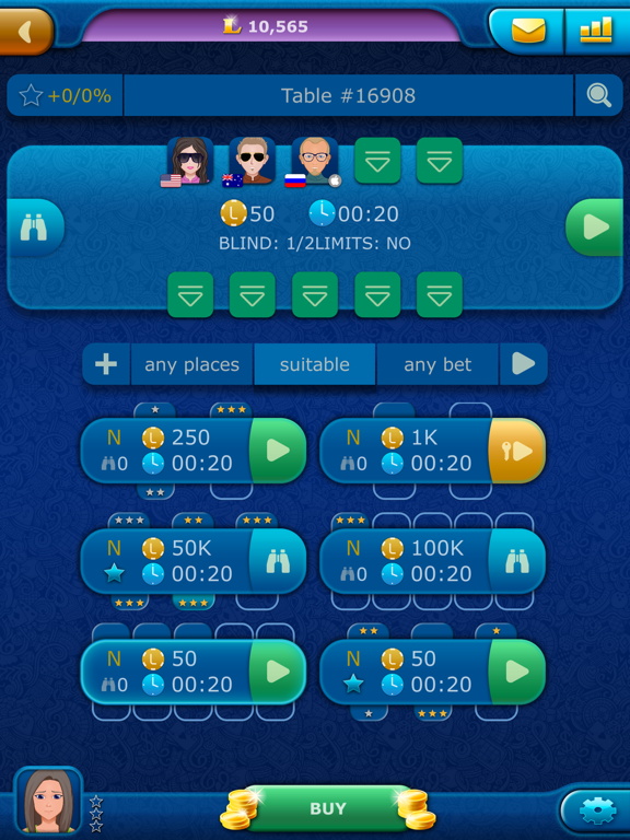 Online Poker LiveGames screenshot 2