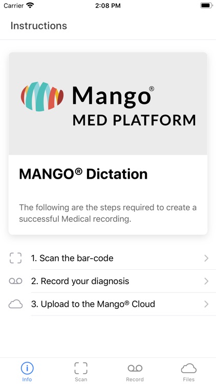MANGO MED Dictation