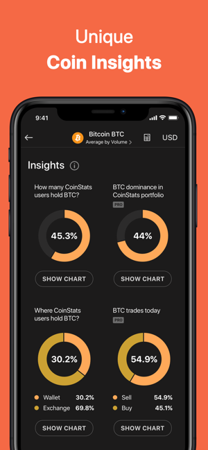 Coin Stats - Crypto Portfolio Screenshot