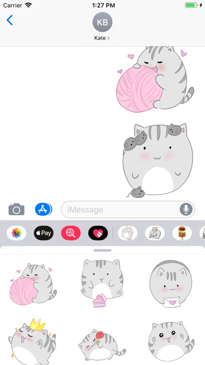 Round Cat Sticker Pack