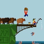 跳桥：精神小伙