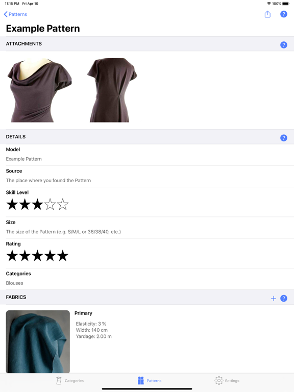 Sewing Patterns screenshot 2