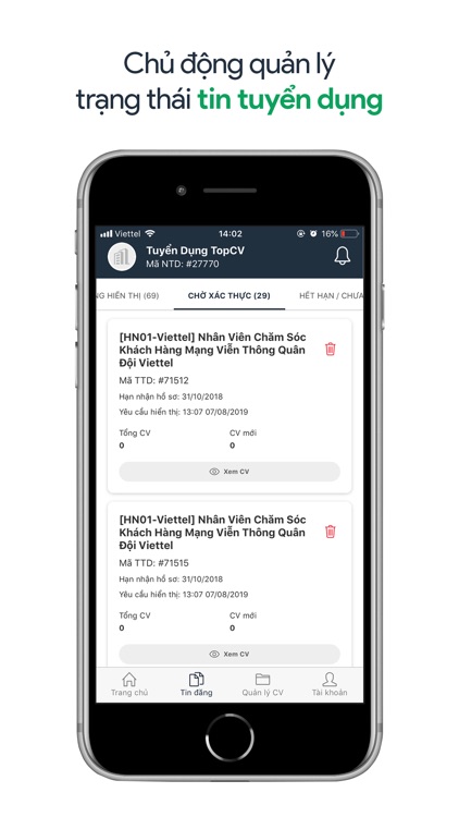 TopCV - Nhà tuyển dụng