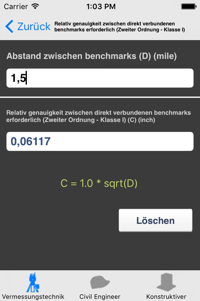 Engineering Survey Calculator screenshot 4